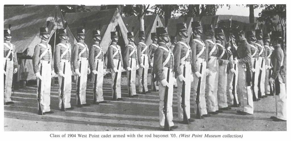 west point cadets with rod bayonet M1903