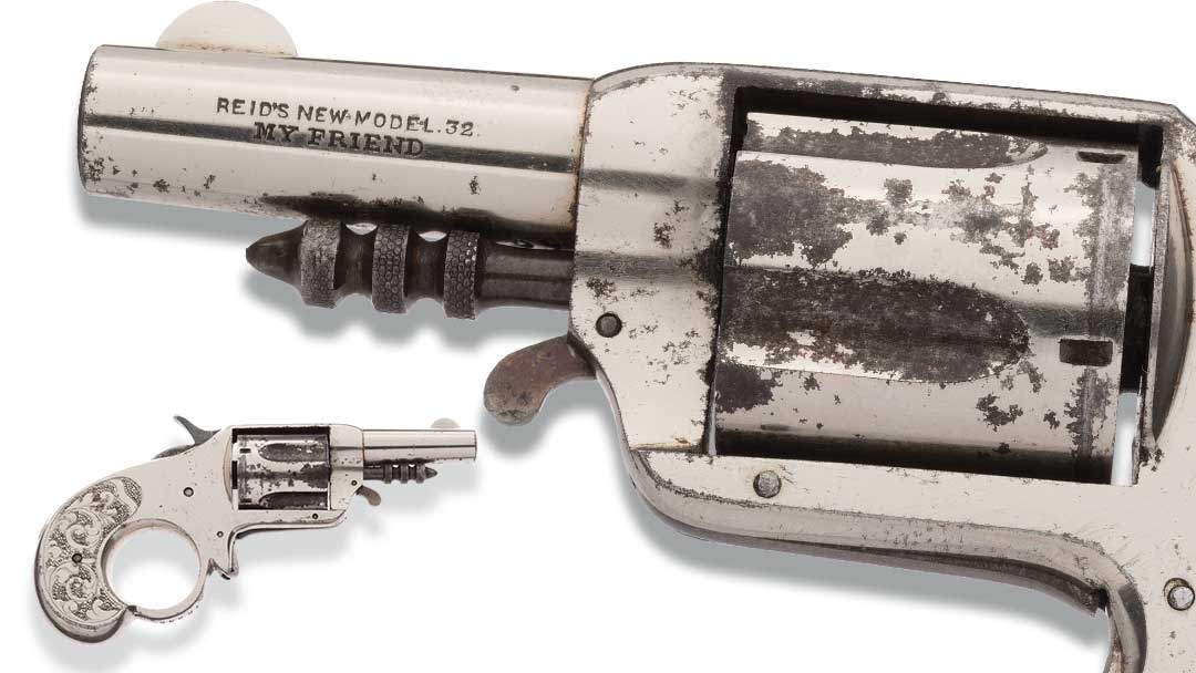 Rare-Engraved-James-Reid-New-Model-Knuckle-Duster-Revolver
