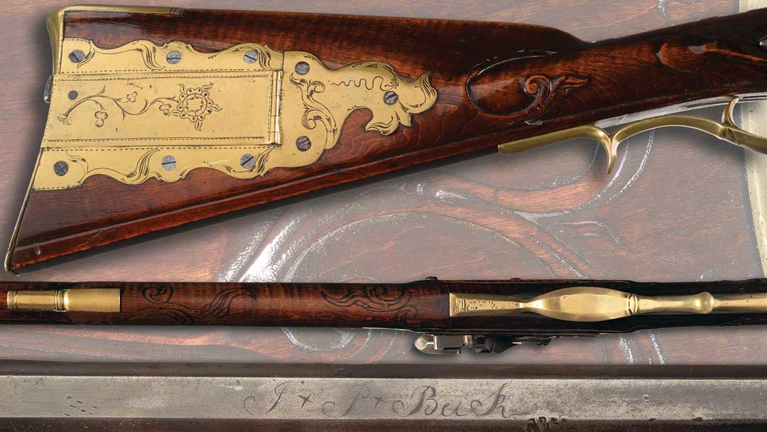 Beck signed Golden Age American rifle