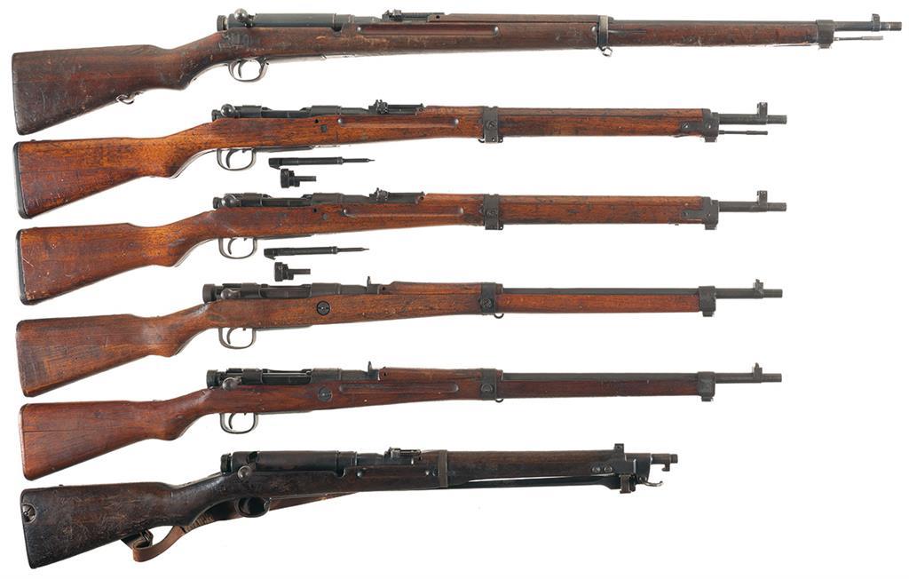 Six World War II Japanese Bolt Action Military Rifles Rock Island Auction