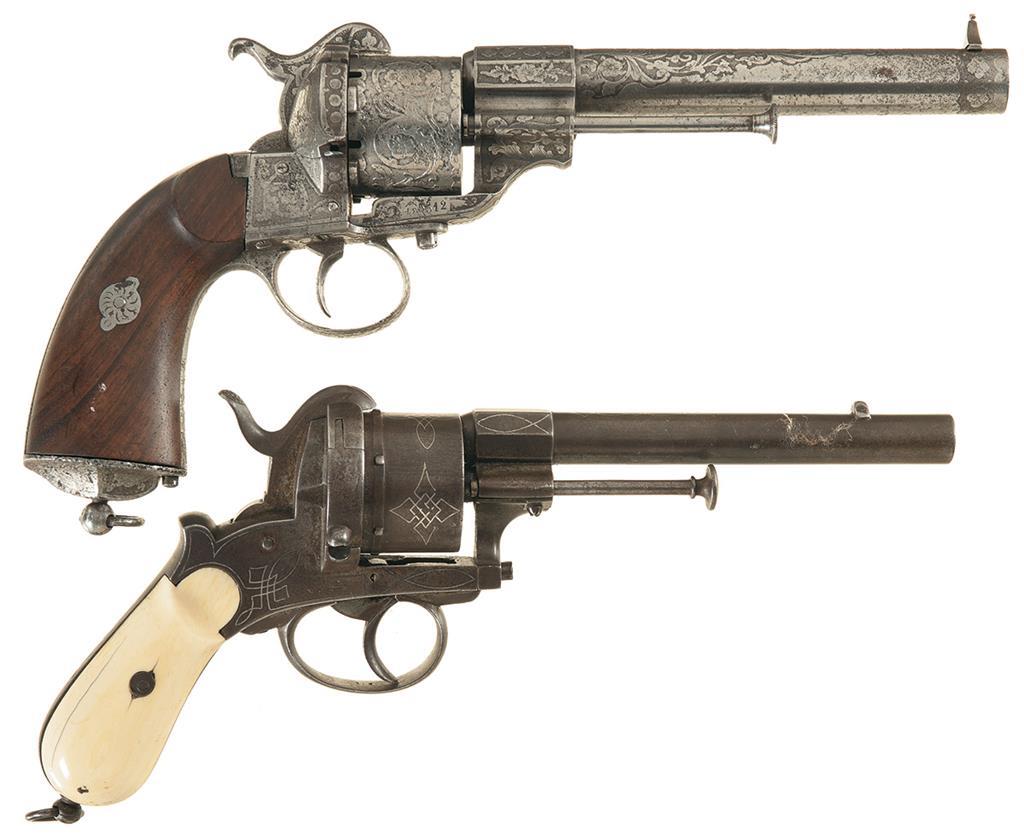 Two Pinfire Revolvers Rock Island Auction 5104