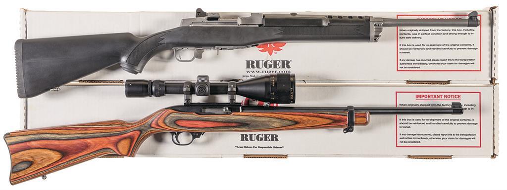 Two Boxed Ruger Semi-Automatic Carbines | Rock Island Auction