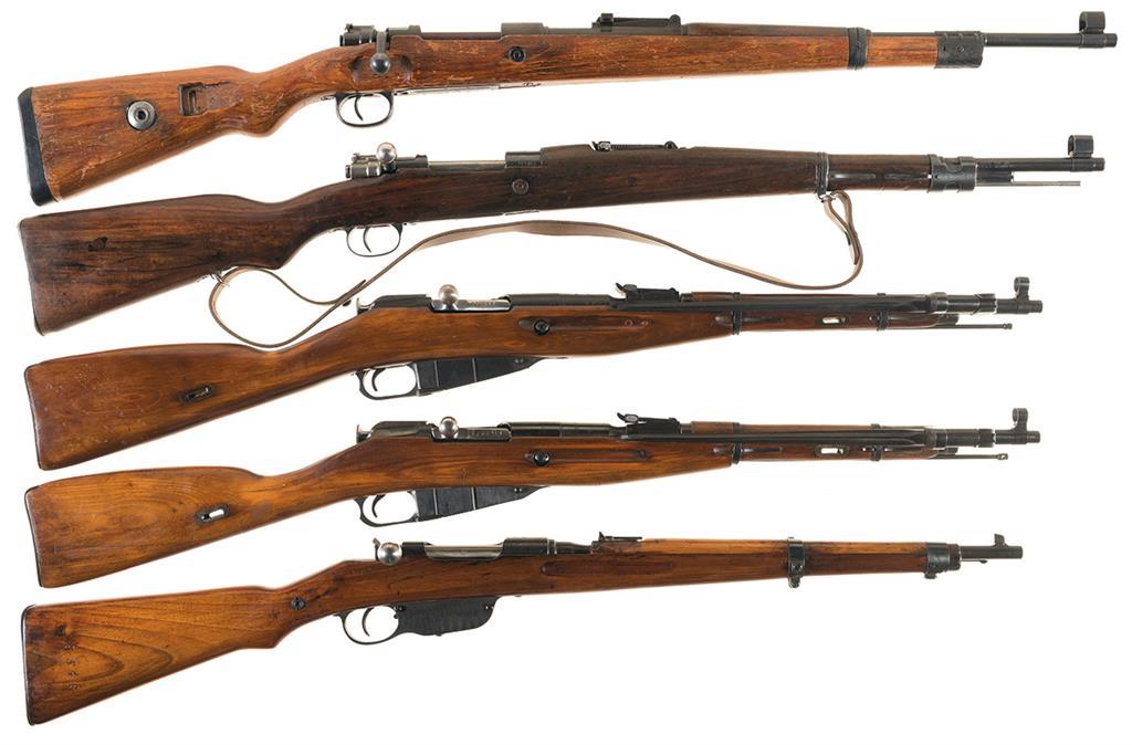 Five European Military Bolt Action Rifles | Rock Island Auction