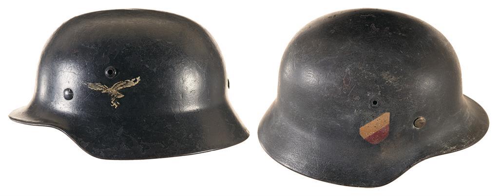 Two German Style Helmets | Rock Island Auction