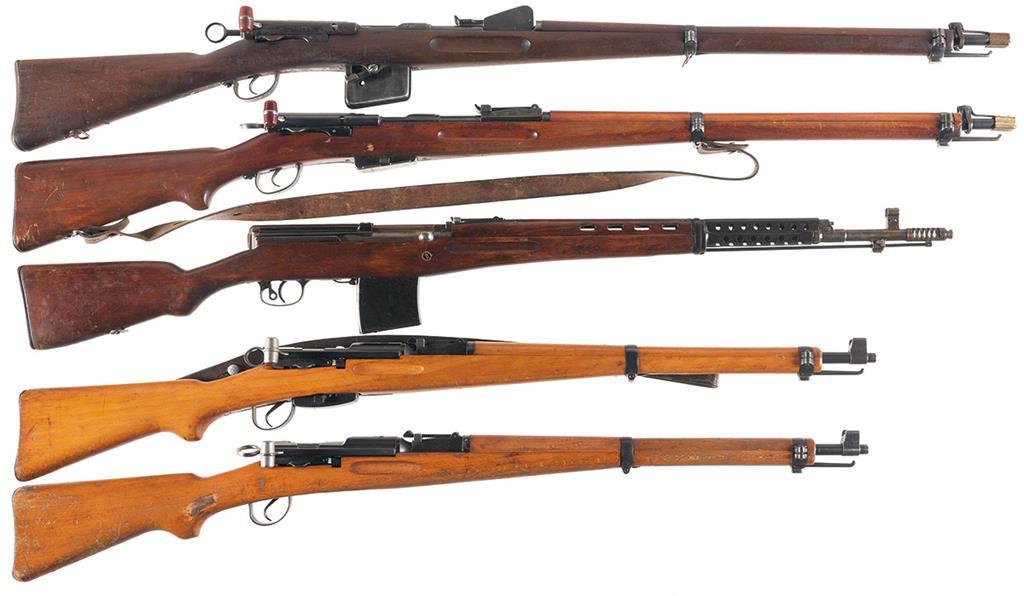 Five European Military Rifles | Rock Island Auction