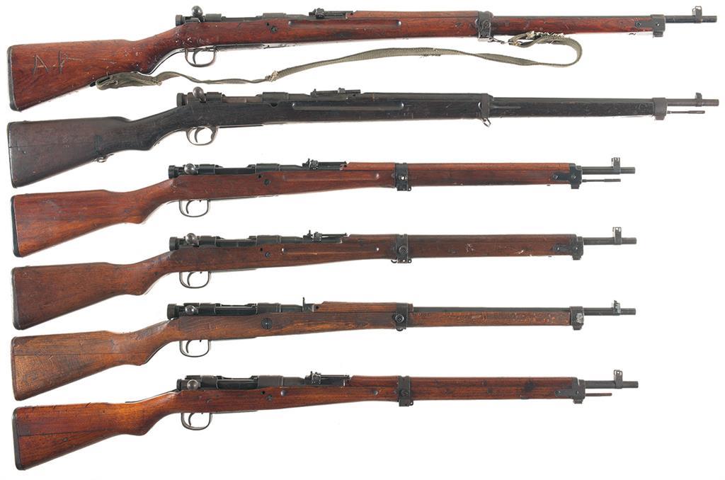 Six Japanese Bolt Action Rifles -A) Kokura Type 99 Rifle | Rock Island ...