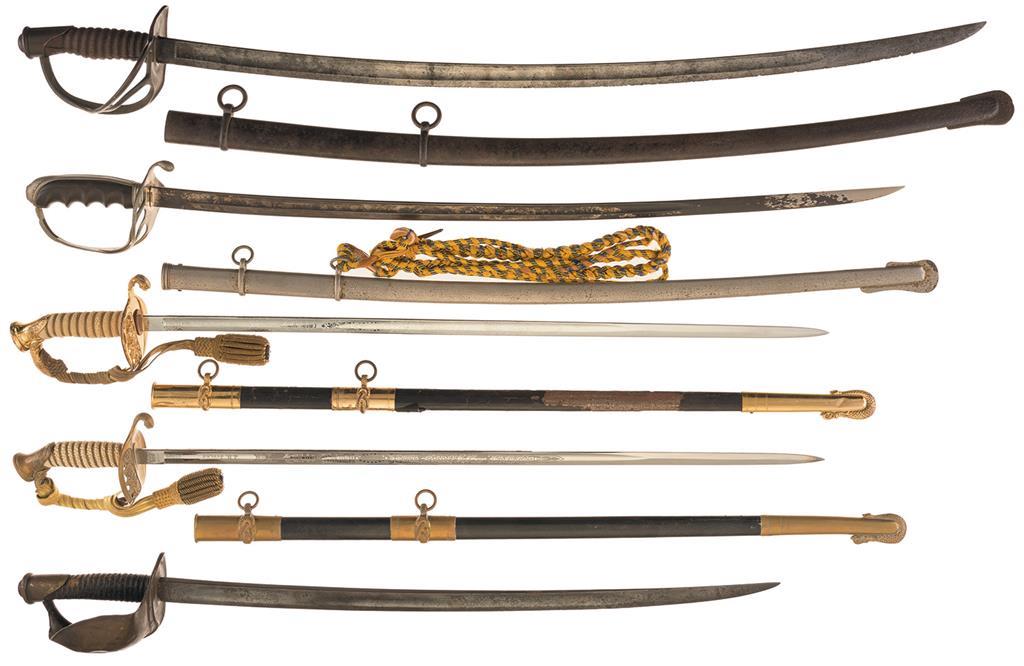 Five American-Style Swords | Rock Island Auction