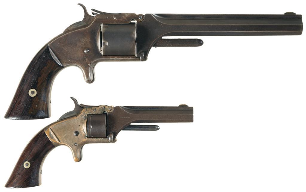 Two Smith & Wesson Spur Trigger Revolvers -A) S&W No. 2 Old Army | Rock ...