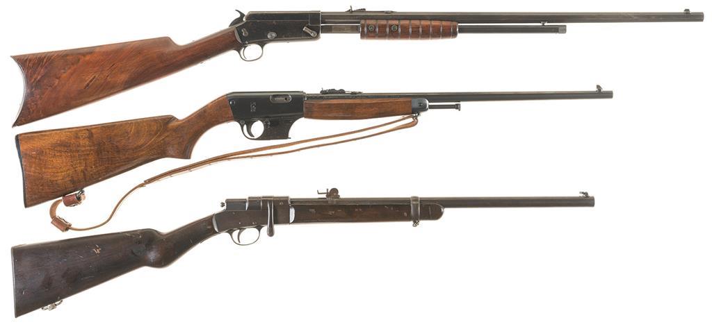 Three Sporting Rifles -A) Marlin Model 27-S Rifle | Rock Island Auction