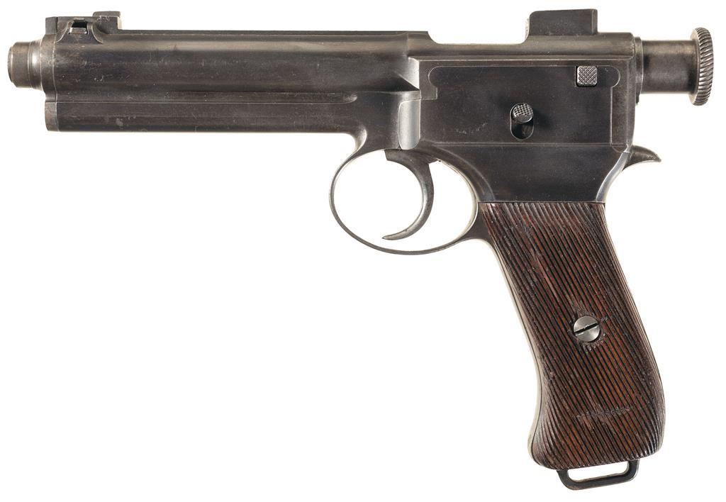 RothSteyr Model 1907 SemiAutomatic Pistol Rock Island Auction