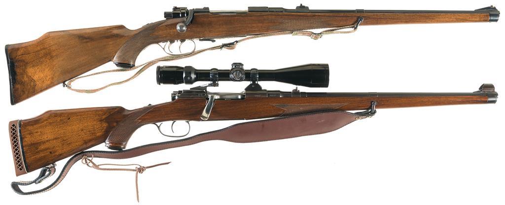 Collectors Lot Of Two Steyr Bolt Action Rifles A Steyr Mannli Rock Island Auction 0196