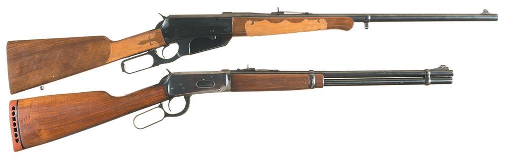 Two Lever Action Long Guns -A) Browning Model 1895 Grade I Rifle | Rock ...