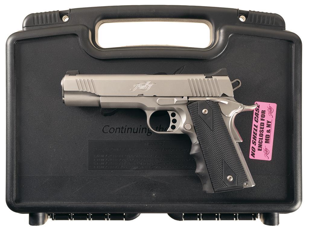 Kimber Model Stainless II Semi-Automatic Pistol with Case