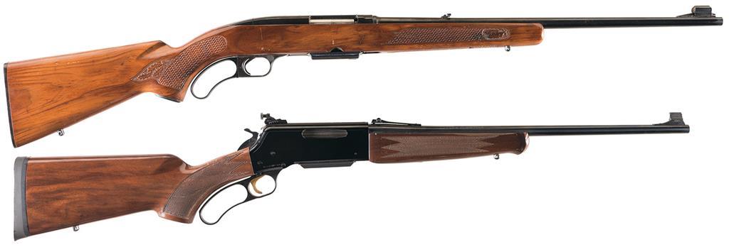 Two Lever Action Rifles -A) Winchester Model 88 Rifle.