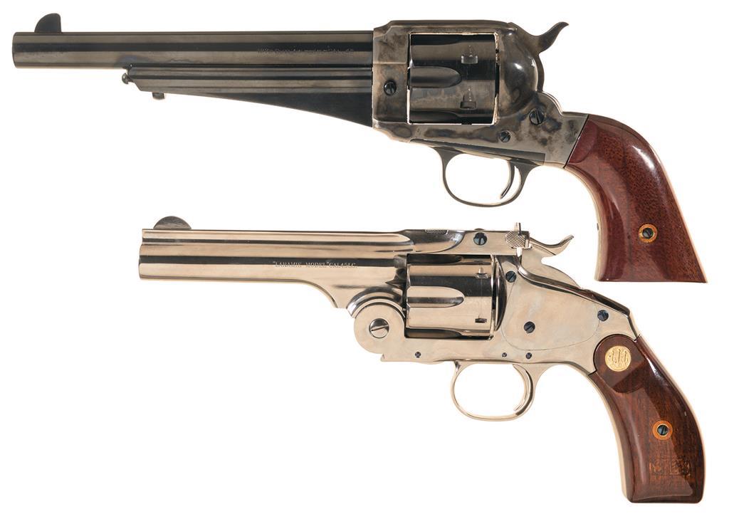 Two Single Action Revolvers -A) Uberti Model 1875 Outlaw Revolve | Rock ...