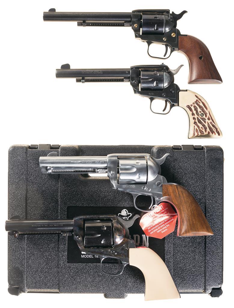 Four Single Action Revolvers -A) F.I.E. Texas Ranger Revolver | Rock ...