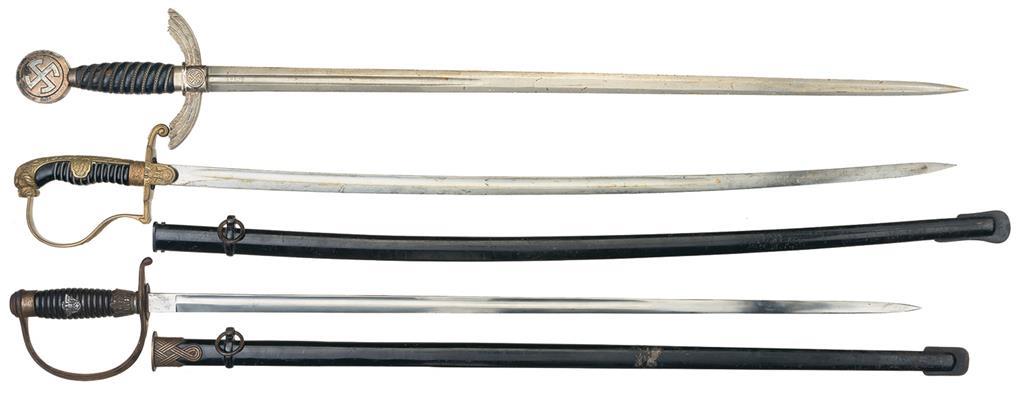 Three Nazi German Style Swords | Rock Island Auction