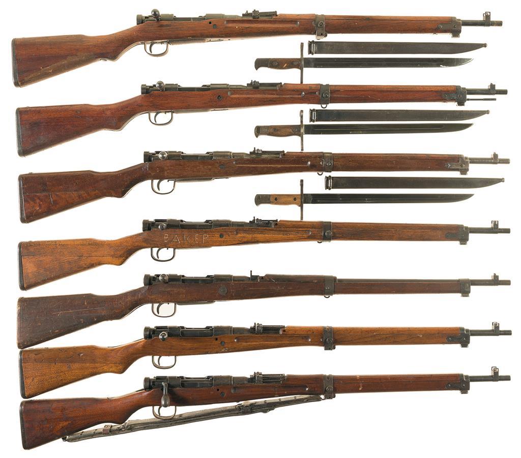 Seven World War II Japanese Bolt Action Rifles | Rock Island Auction