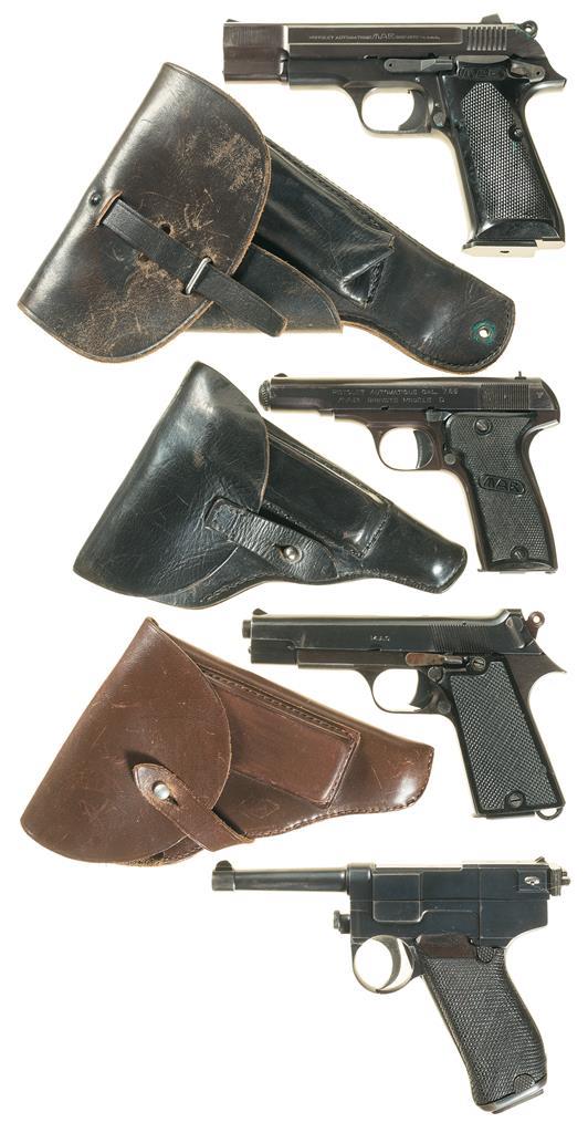 Four European Semi Automatic Pistols A Mab Pa 15 M1 Pistol Wit Rock Island Auction