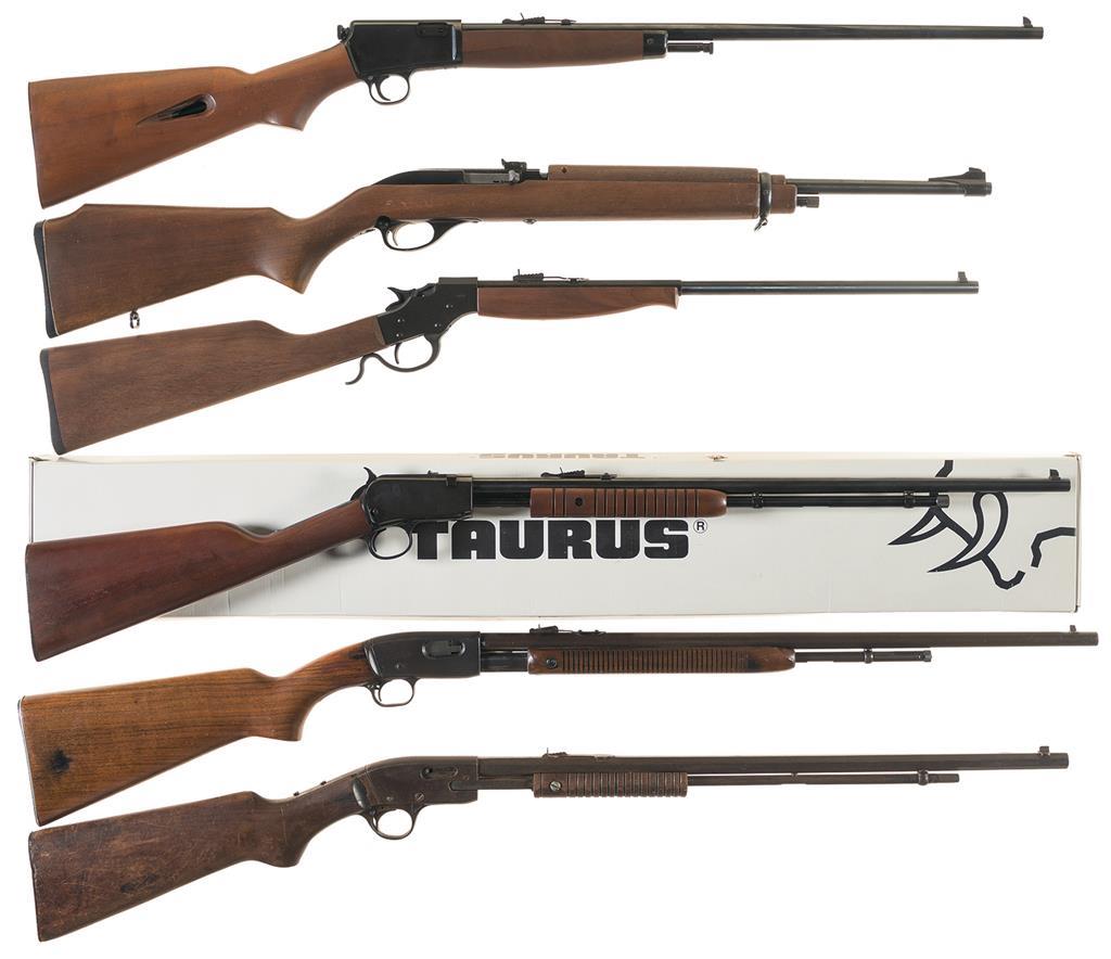 Taurus Model 63 Rifle Six Long Guns -A) Taurus Model 63 Semi-Automatic Rifle | Rock Island ...