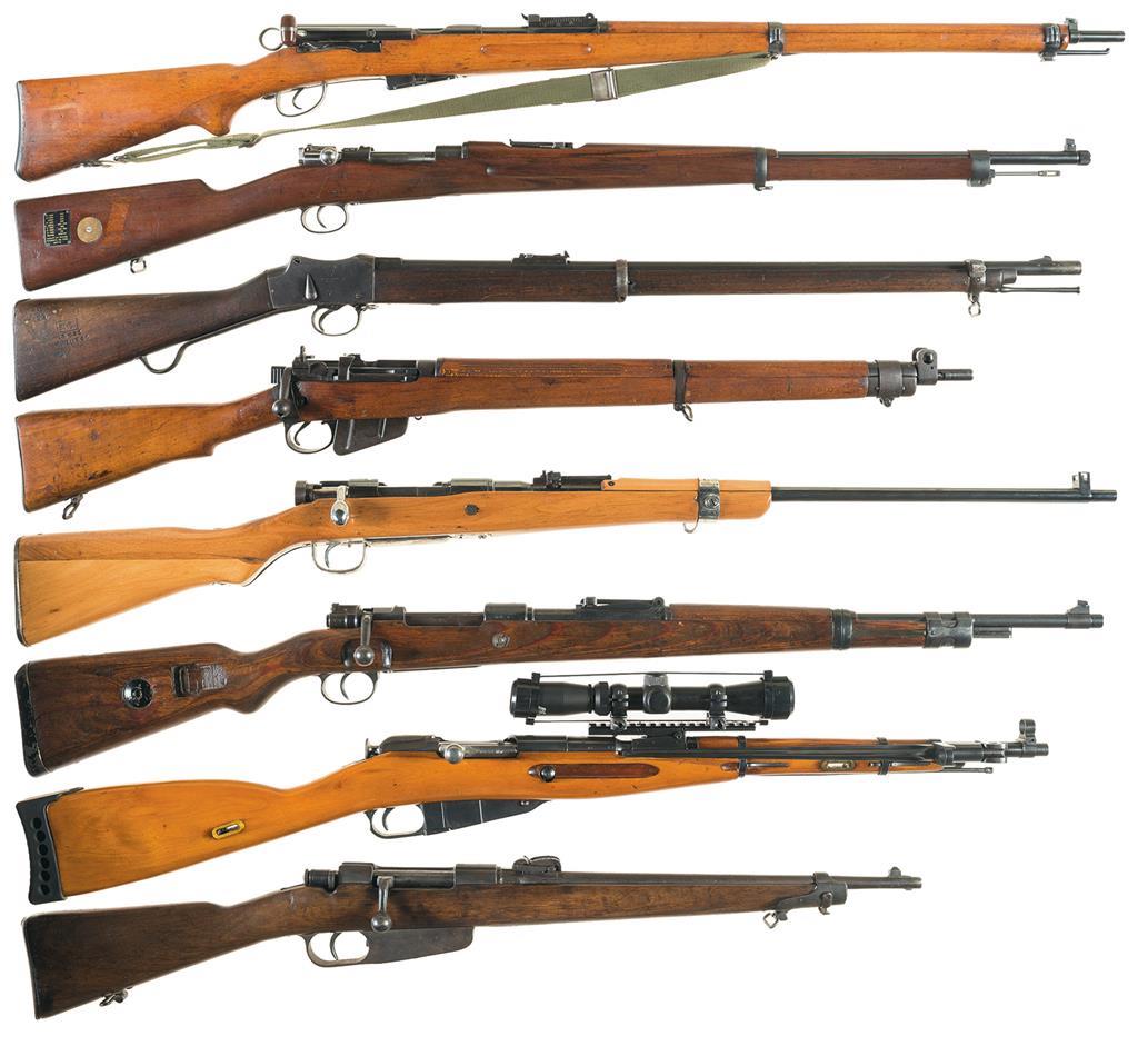 Eight European Military Long Guns | Rock Island Auction