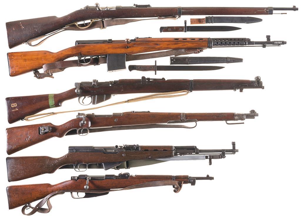 Six Military Long Guns | Rock Island Auction