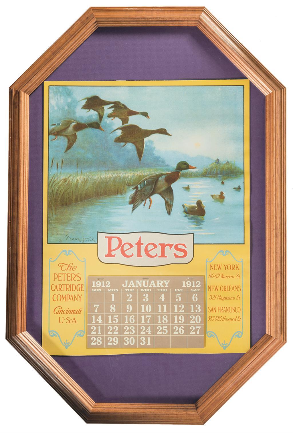 peters cartridge company calendar