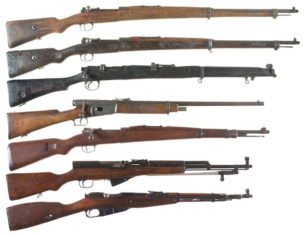 Seven Military Long Guns | Rock Island Auction