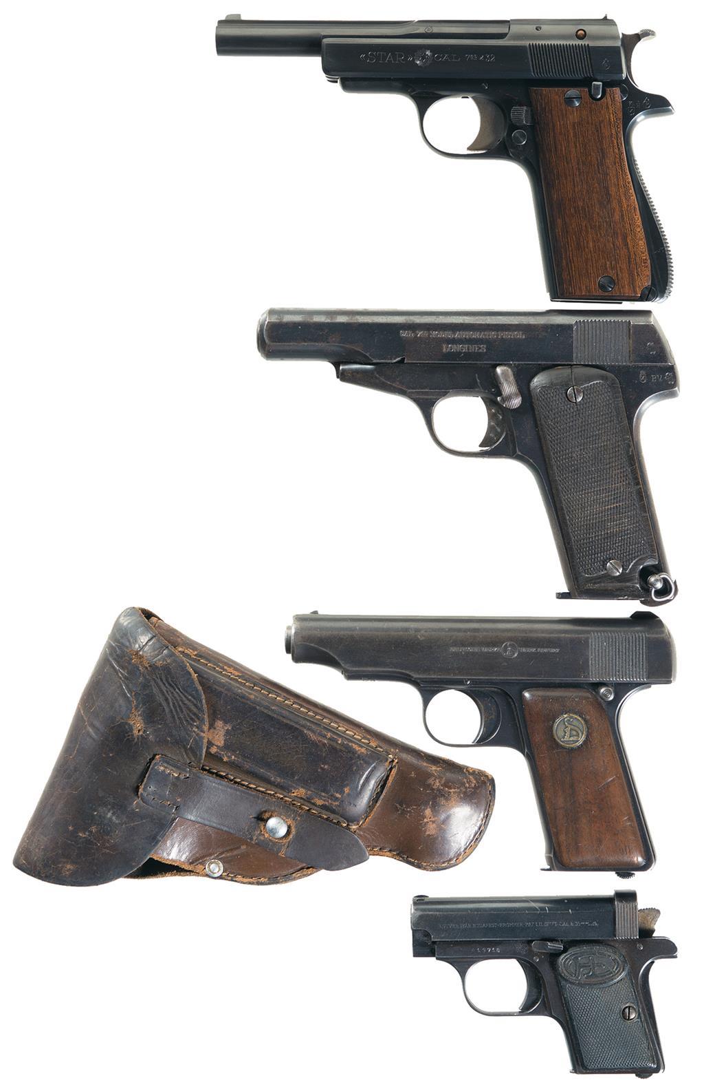 Four European Semi Automatic Pistols Rock Island Auction