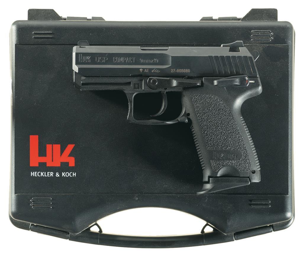 Heckler & Koch USP Compact Pistol 9x19mm | Rock Island Auction