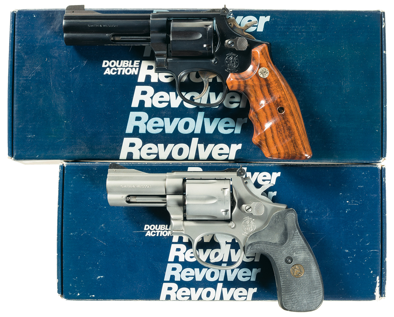 Two Smith & Wesson DA Revolvers w/ Boxes | Rock Island Auction