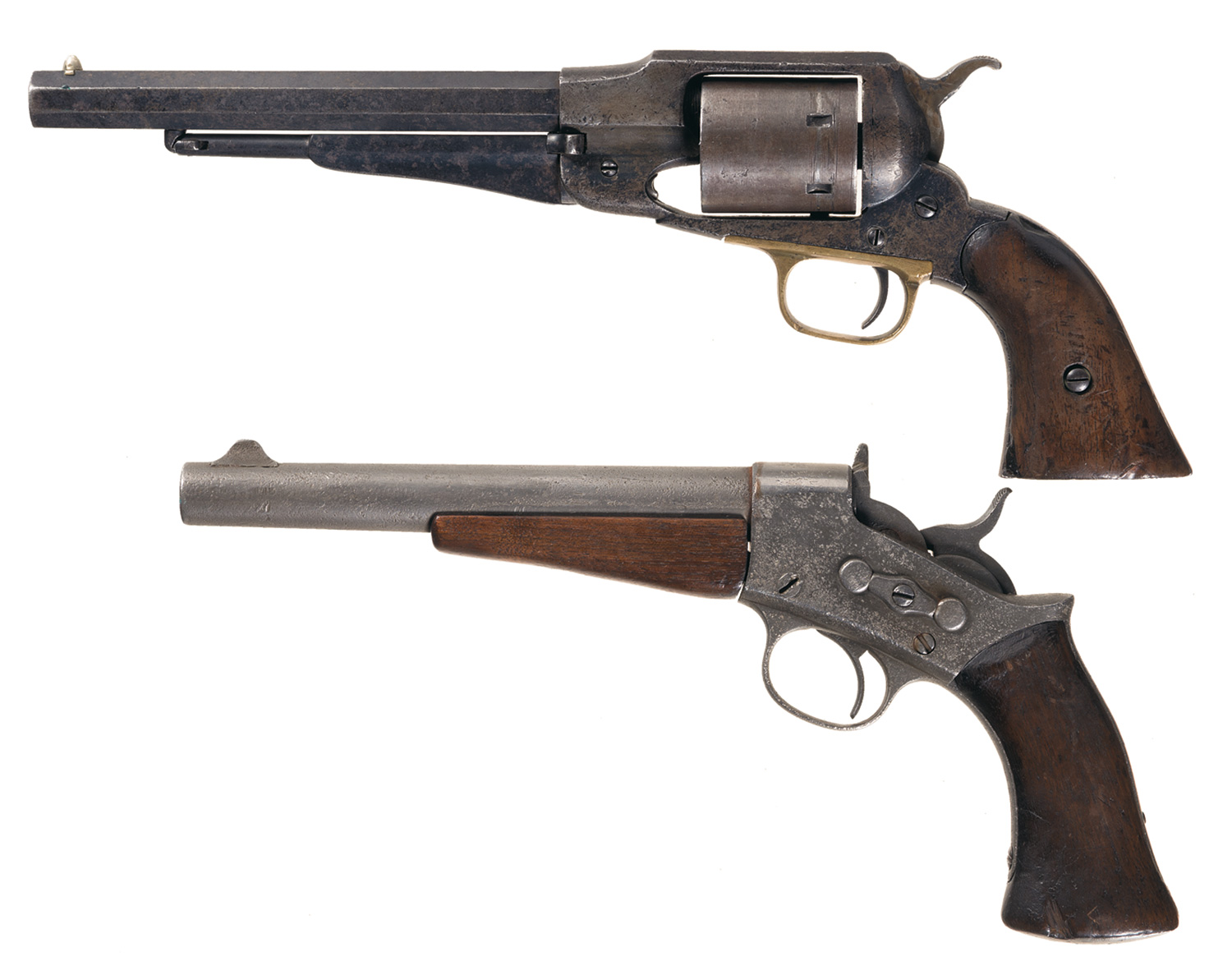 Two Antique Remington Handguns | Rock Island Auction