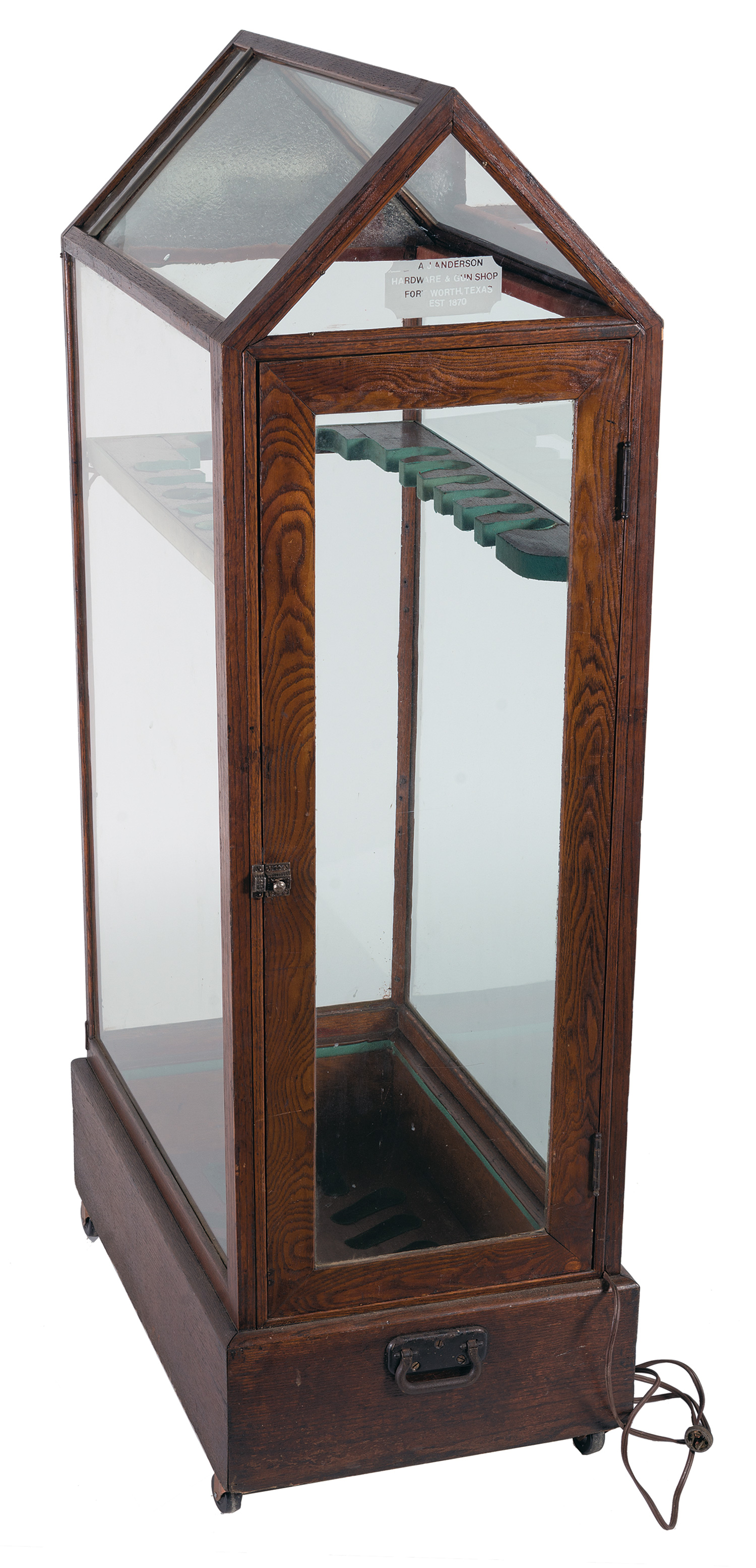 'Winchester Simmons Co.' Gun Display Case Rock Island Auction
