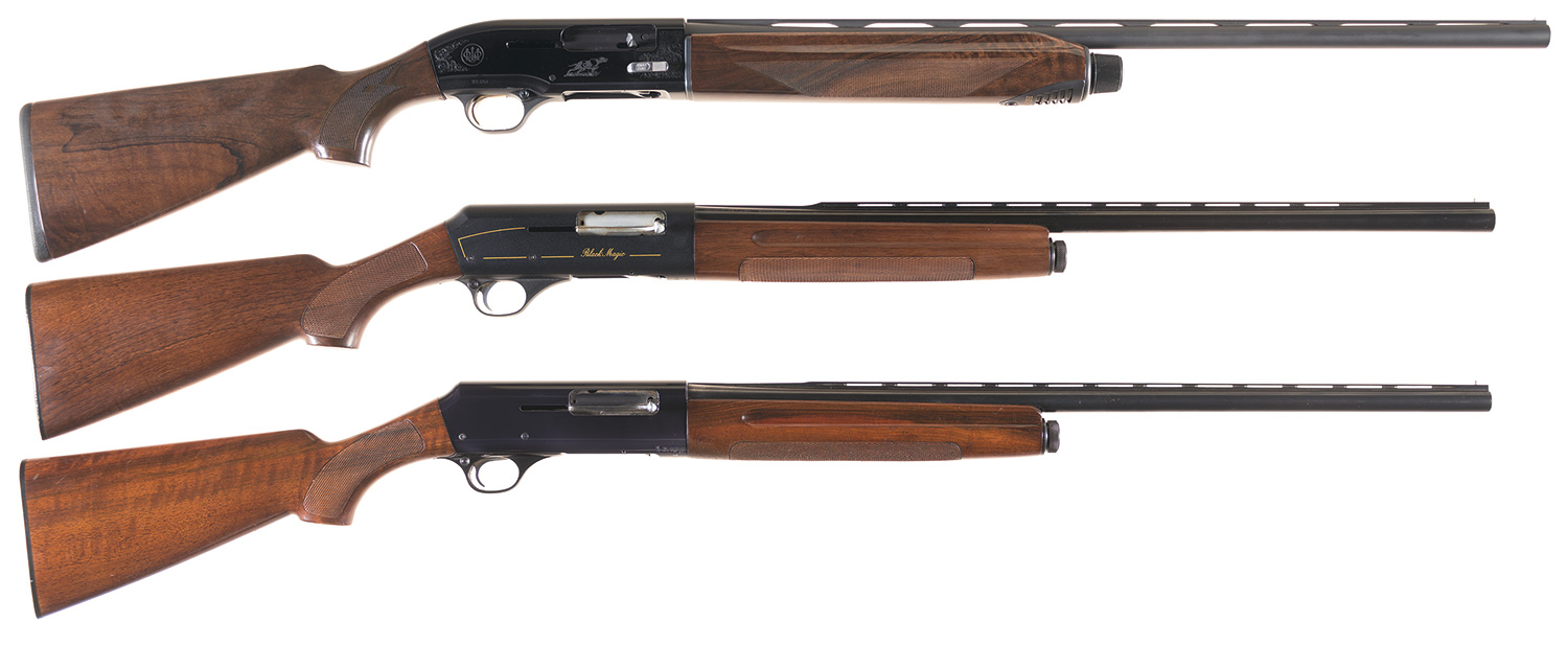 Three 20 Gauge SemiAutomatic Shotguns Rock Island Auction