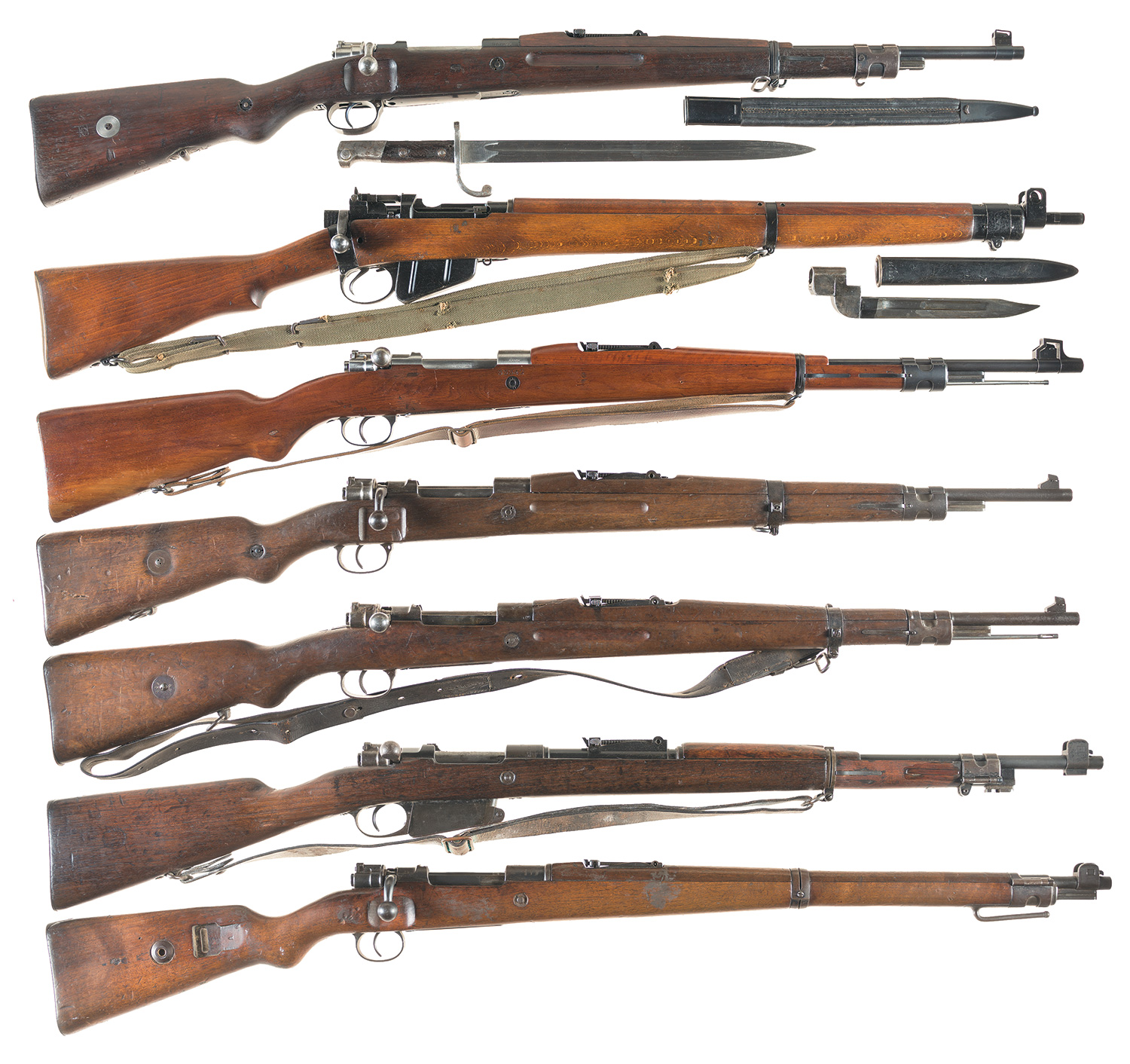 Seven Military Bolt Action Rifles | Rock Island Auction