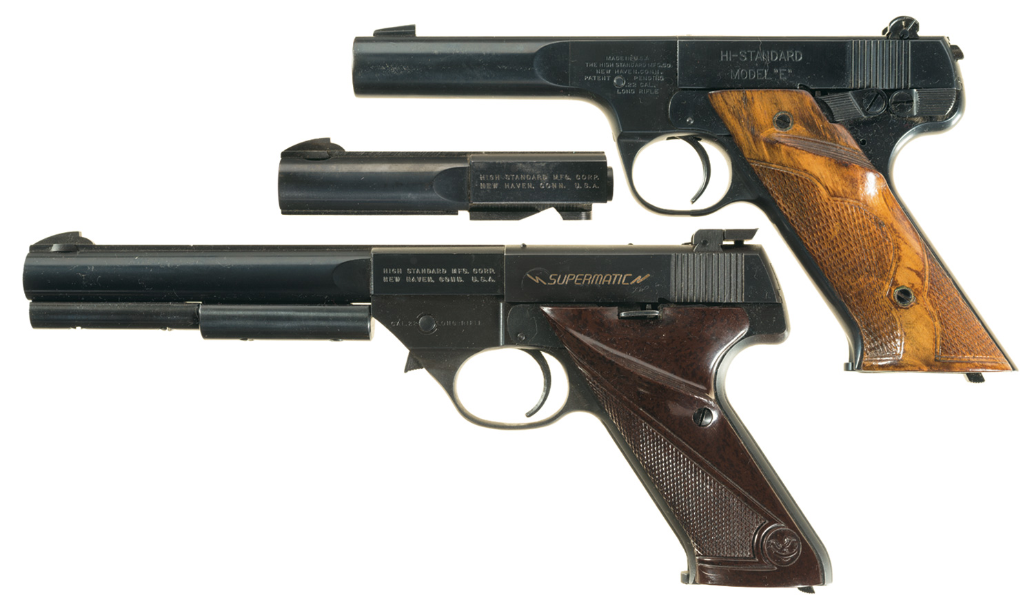 Two High Standard Semi-Automatic Target Pistols | Rock Island Auction