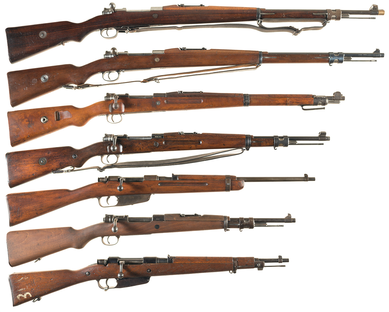 Seven Bolt Action Military Rifles | Rock Island Auction