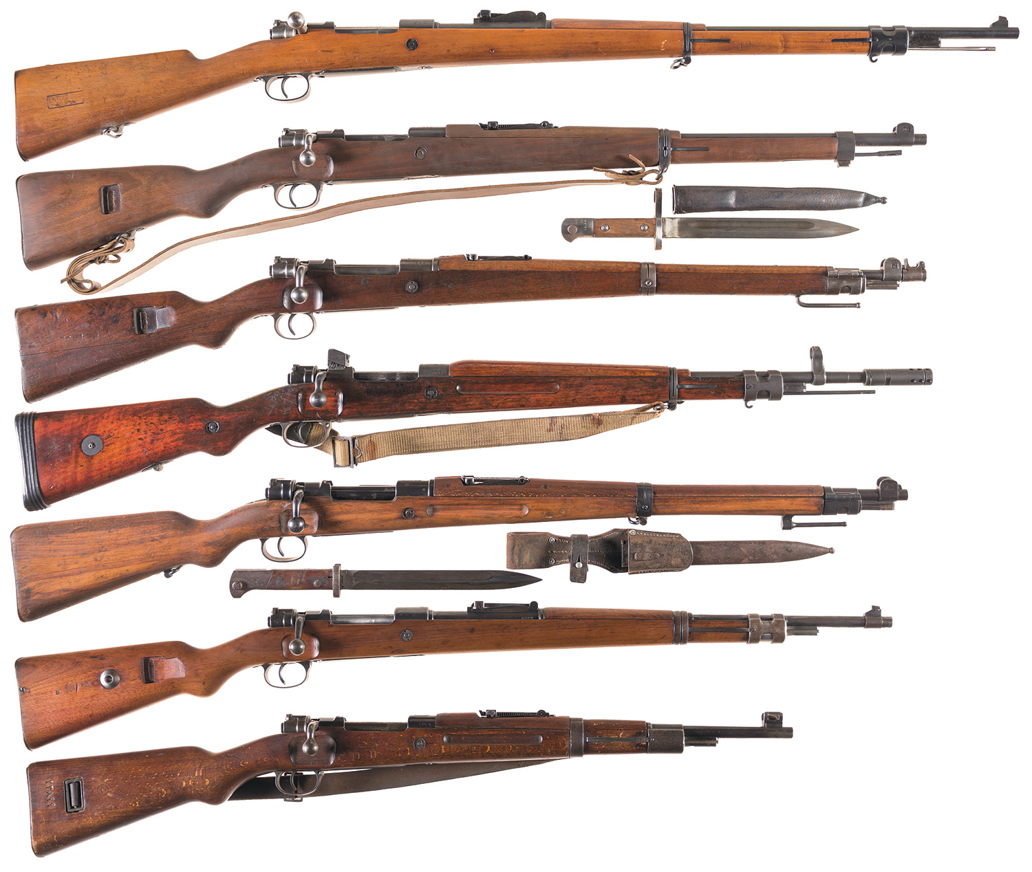Seven Bolt Action Military Long Guns | Rock Island Auction