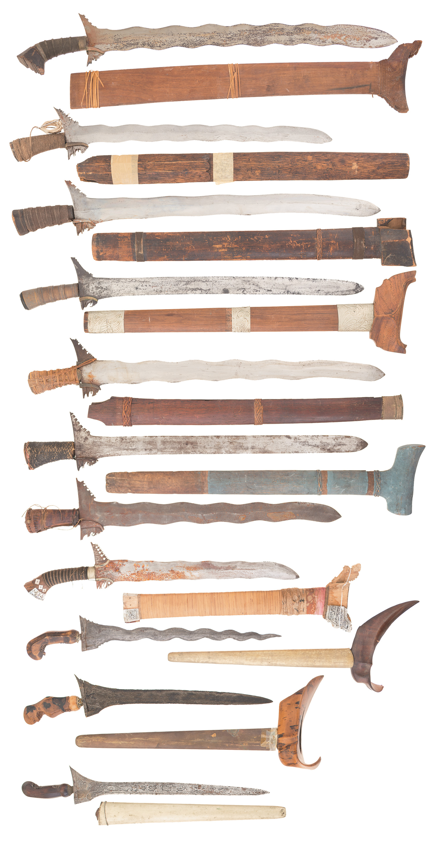 Collector's Lot of Southeast Asian Swords and Daggers Rock Island Auction