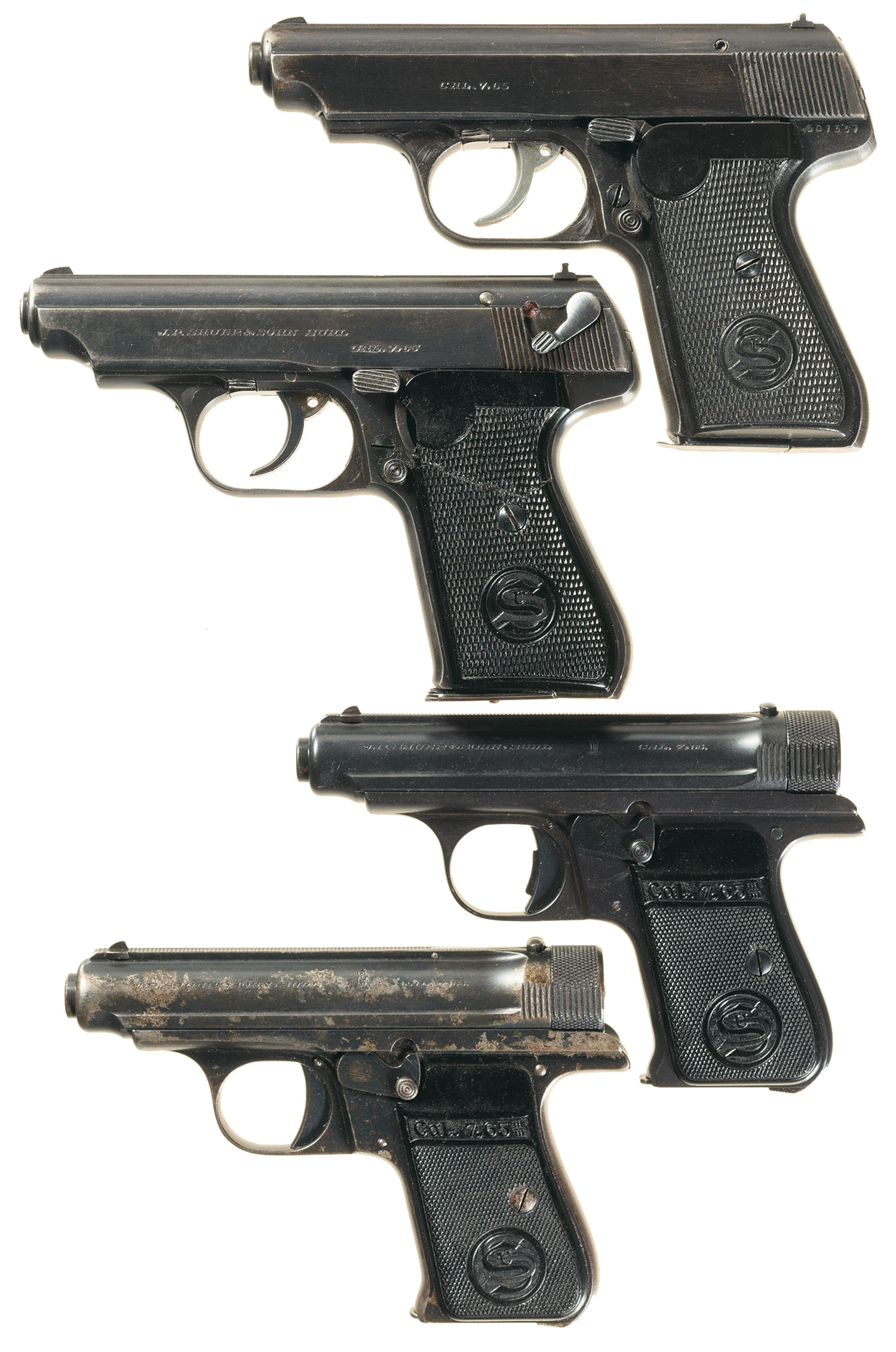 Four J.P. Sauer & Son Semi-Automatic Pistols | Rock Island Auction