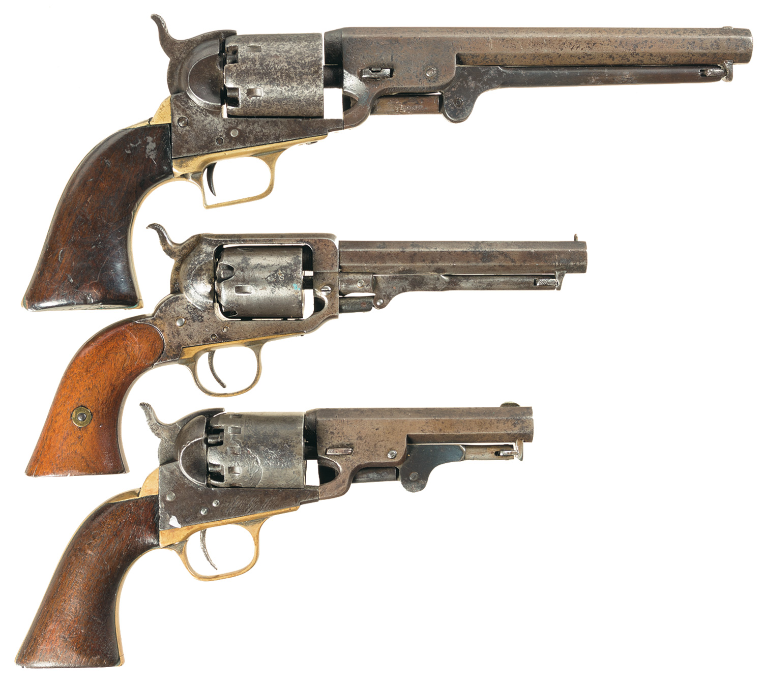 Three Civil War Era Percussion Revolvers | Rock Island Auction