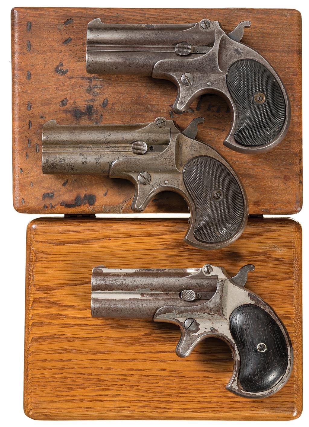 Three Remington Over Under Derringers | Rock Island Auction