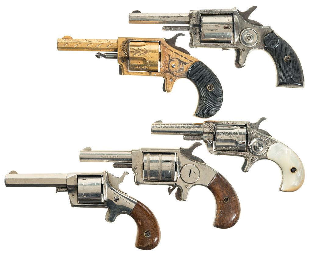 Five Spur Trigger Revolvers | Rock Island Auction