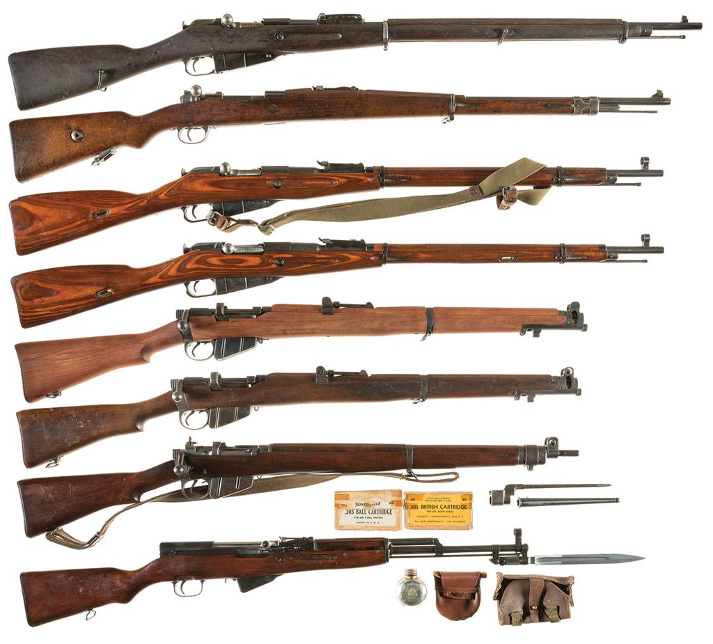 Eight Military Rifles | Rock Island Auction