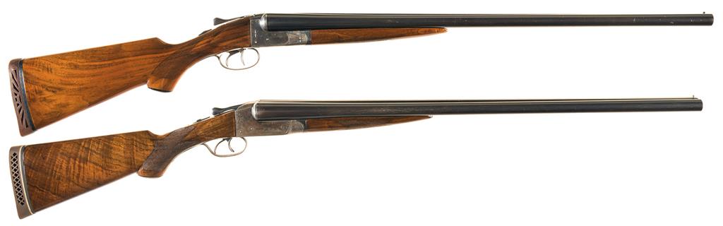 Two Ithaca Double Barrel Shotguns | Rock Island Auction