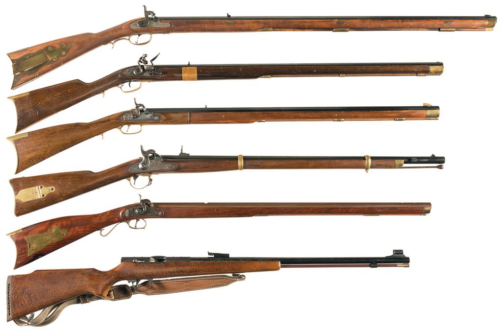 Six Modern Muzzle Loading Rifles | Rock Island Auction