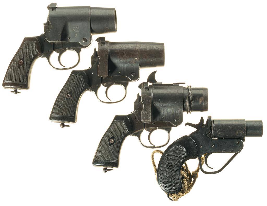 webley scott pistols