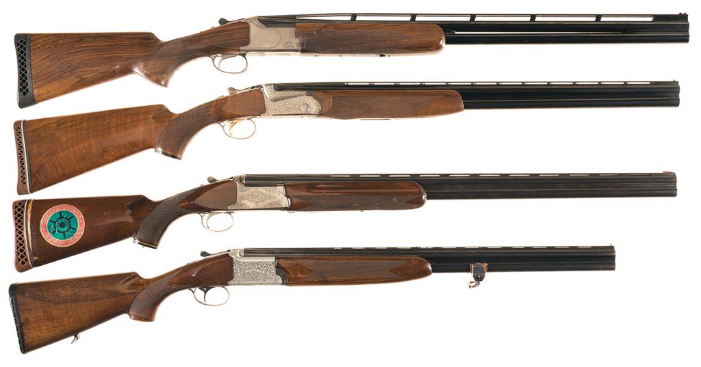 Four Engraved Over/Under Shotguns | Rock Island Auction