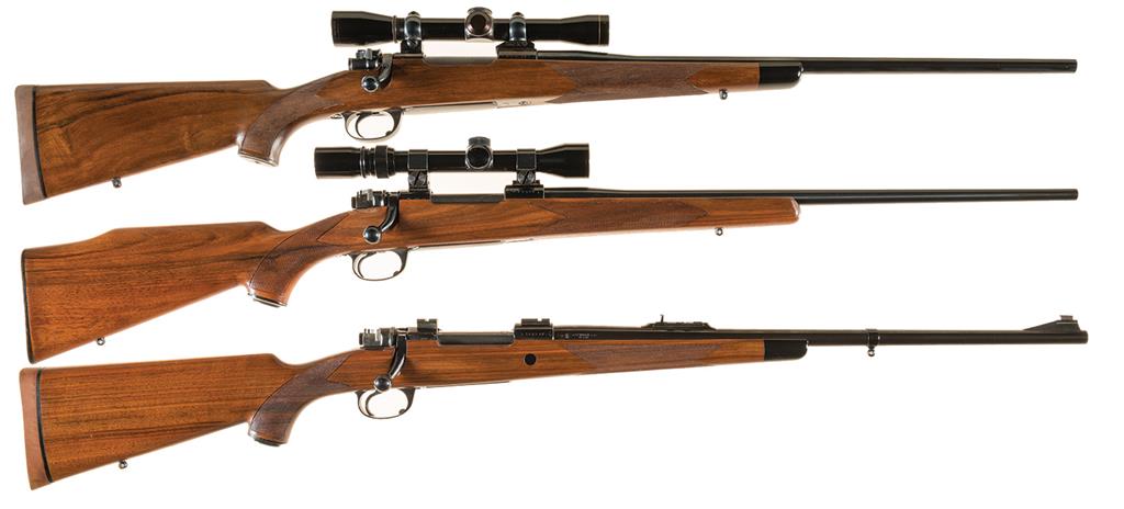 Three Interarms Sporting Bolt Action Rifles | Rock Island Auction