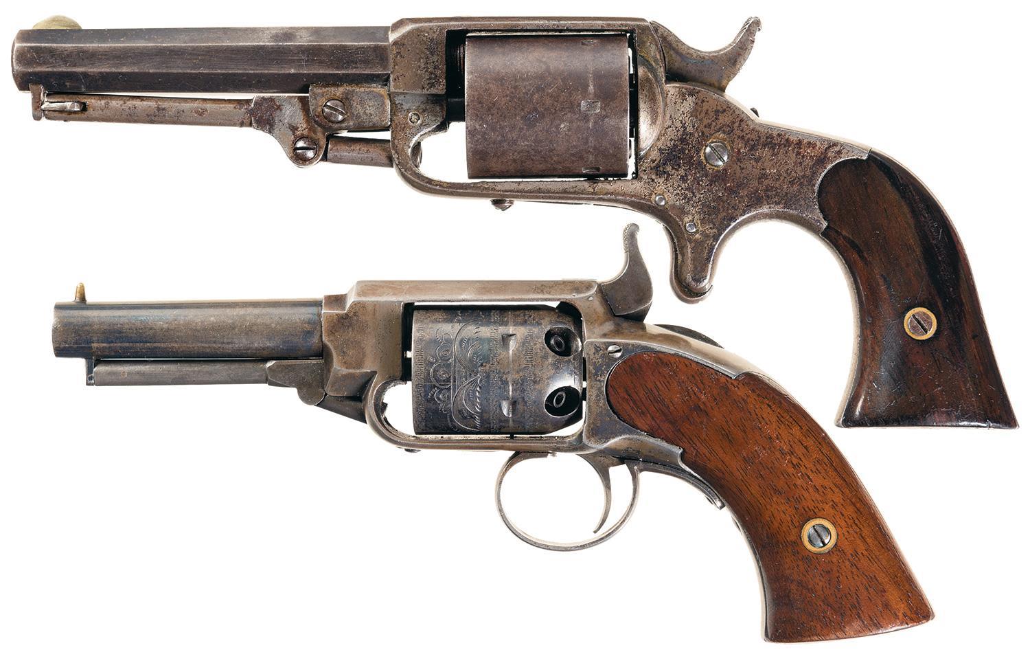 Two Rare Percussion Pocket Revolvers | Rock Island Auction